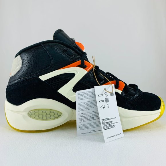 Reebok Question Pump Omni Lite Black (Men's Sizes) New Basketball Shoes H06496 - Picture 2 of 7